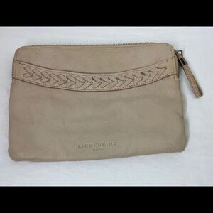 Leibskind Cream Wristlet